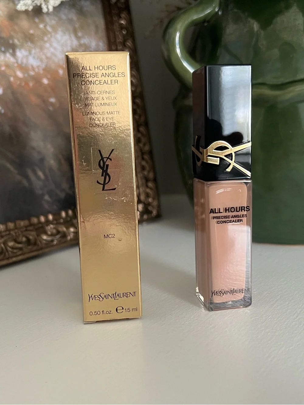 YSL All Hours precise angles Concealer in shade MC2
